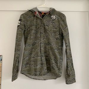 Hurley Hooded Camo Shirt